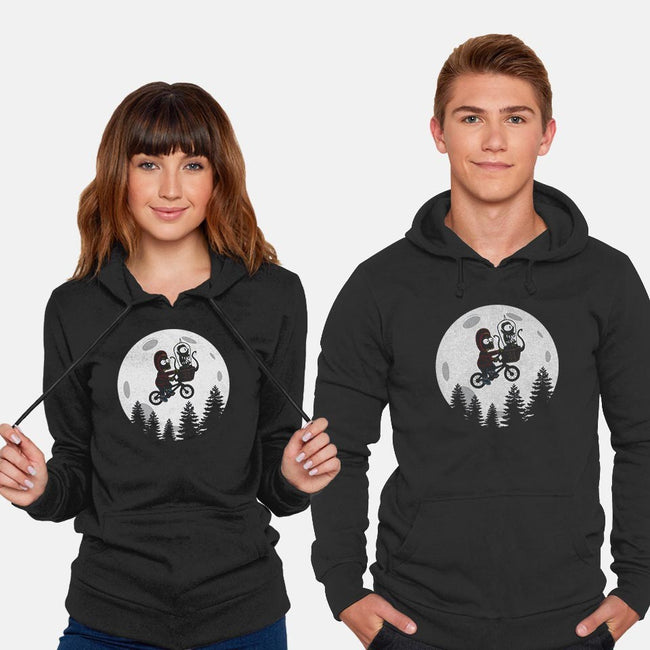 Springfield Moon-unisex pullover sweatshirt-Melonseta