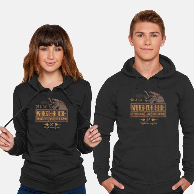 Val & Earl's Work for Hire-unisex pullover sweatshirt-beware1984