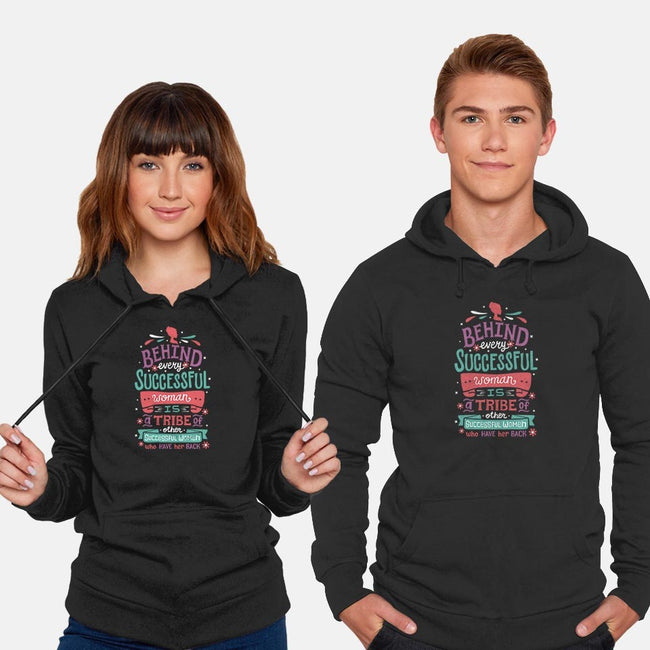 Behind Every Woman-unisex pullover sweatshirt-risarodil