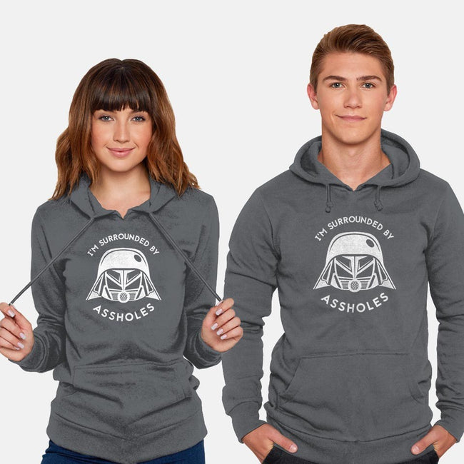 Surrounded By Assholes-unisex pullover sweatshirt-JimConnolly