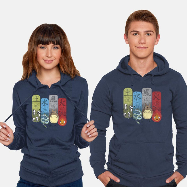 Elemental Charms-unisex pullover sweatshirt-IdeasConPatatas