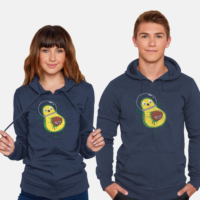 Alien Avocado-unisex pullover sweatshirt-DinoMike