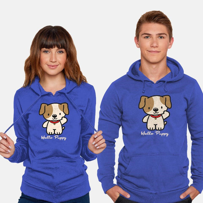 Hello Puppy-unisex pullover sweatshirt-troeks