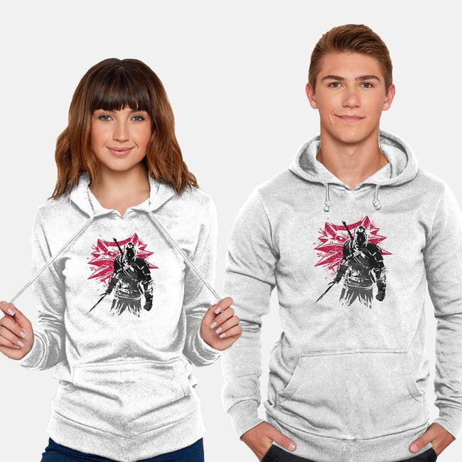 The Witcher Sumi-e-unisex pullover sweatshirt-DrMonekers