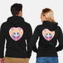 Moon Love-unisex zip-up sweatshirt-strawberryquiche