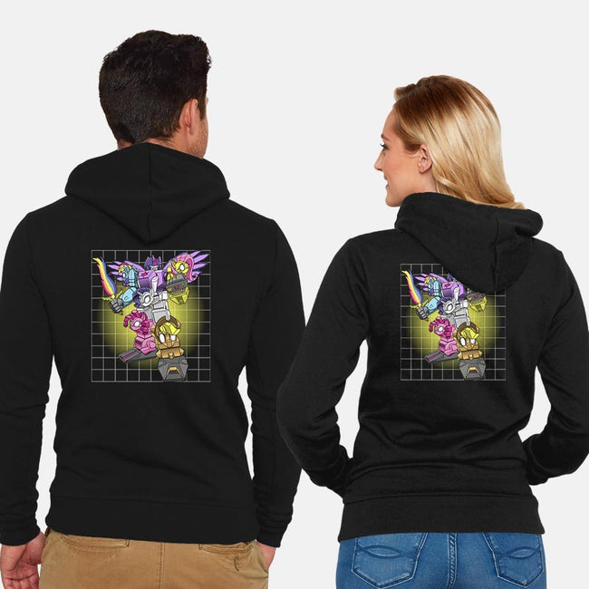 My Little Ponytron-unisex zip-up sweatshirt-boltfromtheblue