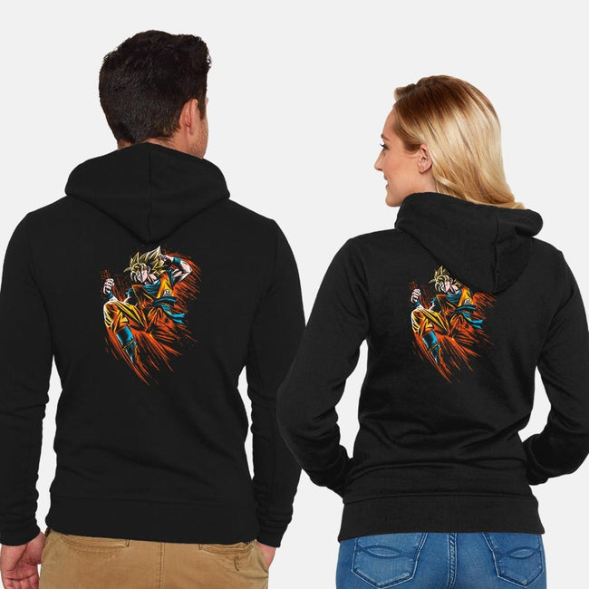 Ink Attack-unisex zip-up sweatshirt-albertocubatas