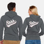 Shhh, Nobody Cares-unisex zip-up sweatshirt-mannypdesign
