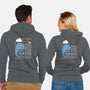Splat!-unisex zip-up sweatshirt-maped