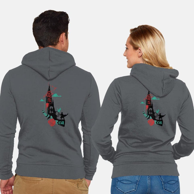Stand and Be True-unisex zip-up sweatshirt-Beware_1984