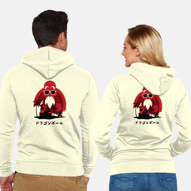 Kame Island-unisex zip-up sweatshirt-albertocubatas