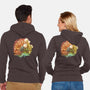 Ohmu and Fox-unisex zip-up sweatshirt-storyofthedoor