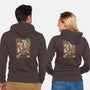 The Flight of Dragons-unisex zip-up sweatshirt-ursulalopez