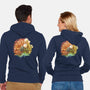 Ohmu and Fox-unisex zip-up sweatshirt-storyofthedoor