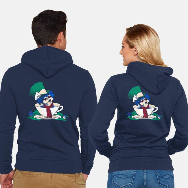 A Nice Cup of Tea-unisex zip-up sweatshirt-Mandrie