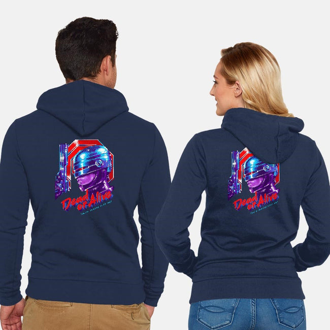 Dead or Alive-unisex zip-up sweatshirt-zerobriant