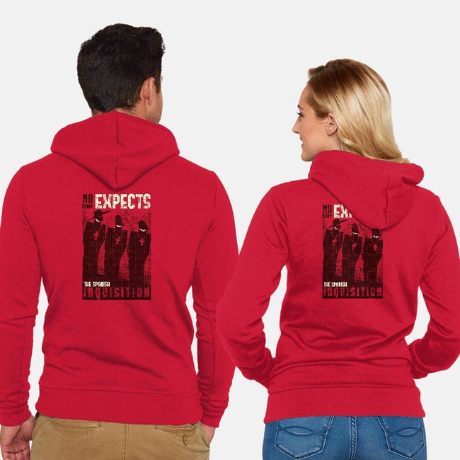 Nobody Expects Them!-unisex zip-up sweatshirt-queenmob