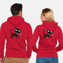 Tough Luck-unisex zip-up sweatshirt-DinoMike