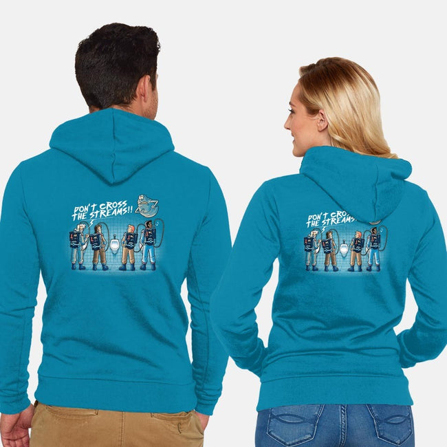Don't Cross The Streams-unisex zip-up sweatshirt-trheewood