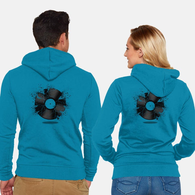 Break the Record-unisex zip-up sweatshirt-jun087