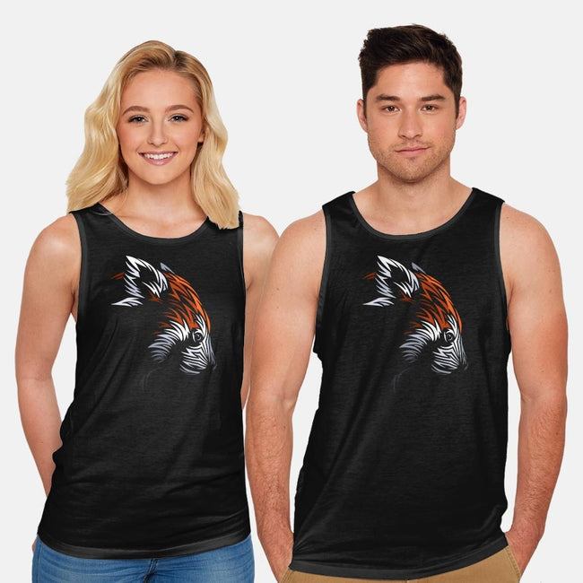 Tribal Red Panda-unisex basic tank-albertocubatas