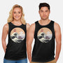 On the Cliff by the Sea-unisex basic tank-leo_queval