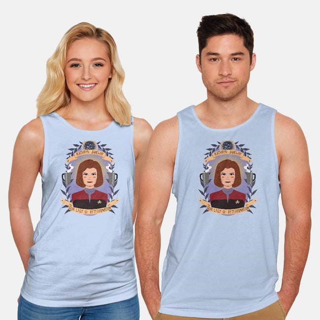 Our Lady of Determination-unisex basic tank-heymonster