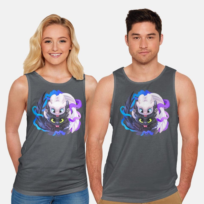 Night Light-unisex basic tank-TsaoShin