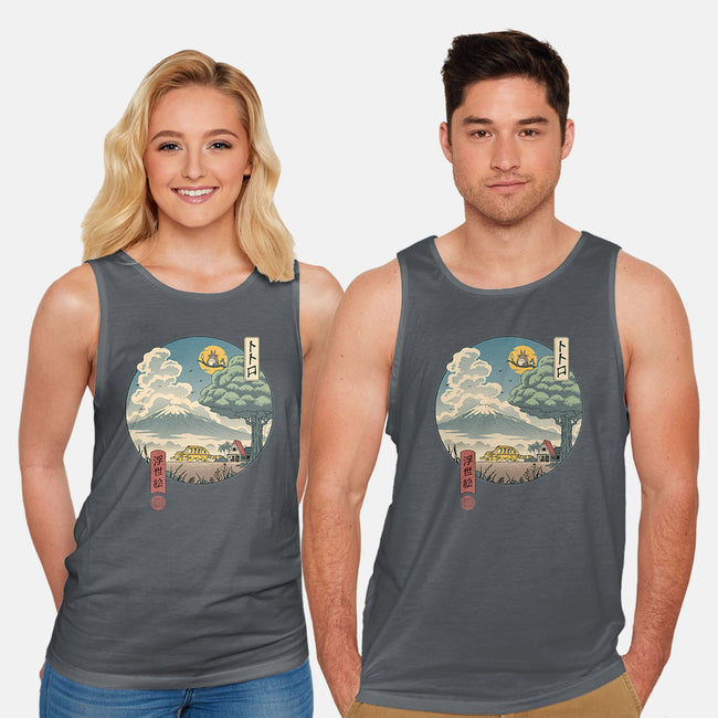 Neighbor's Ukiyo-E-unisex basic tank-vp021