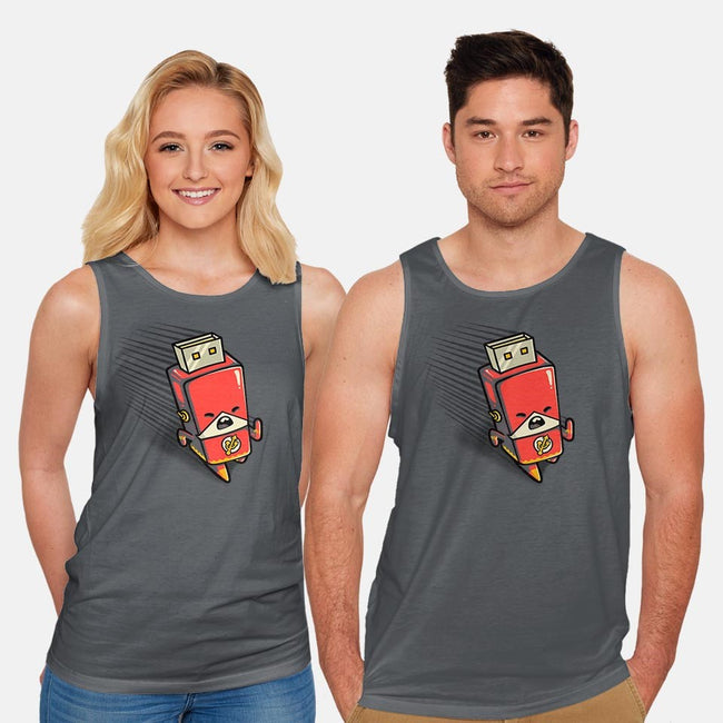 Flash Drive-unisex basic tank-Wenceslao A Romero