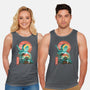 Ukiyo-E Hyrule Hero-unisex basic tank-dandingeroz