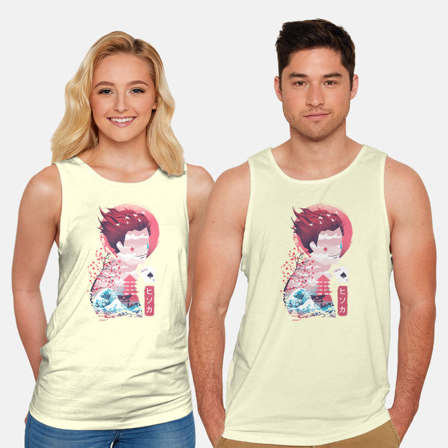 Ukiyo-E Hunter-unisex basic tank-dandingeroz
