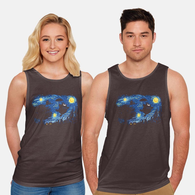 A Night for Spirits-unisex basic tank-queenmob