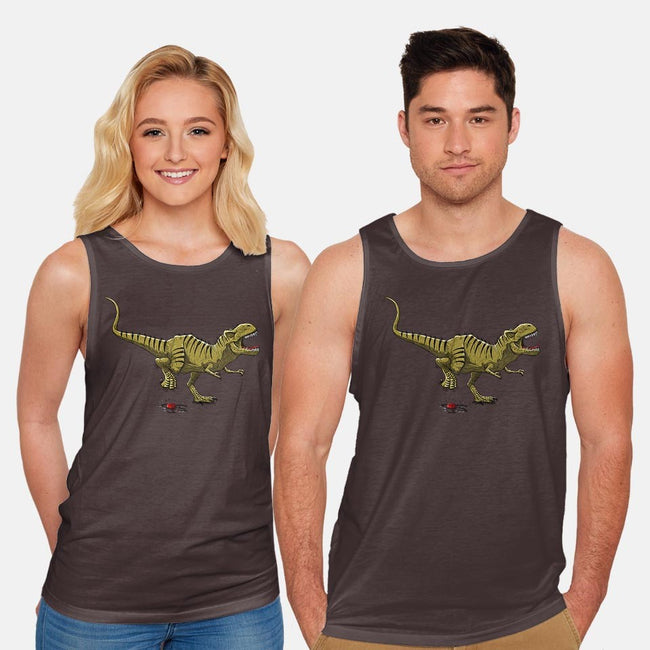 T-Rex-unisex basic tank-ducfrench