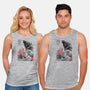 King Kaiju Sumi-e-unisex basic tank-DrMonekers