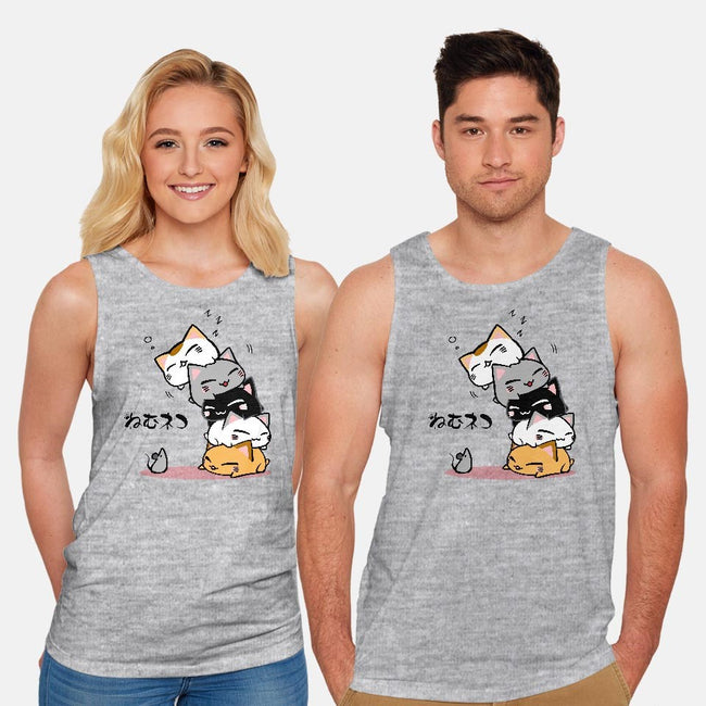 Neko Uh-oh-unisex basic tank-JAZZCOLA