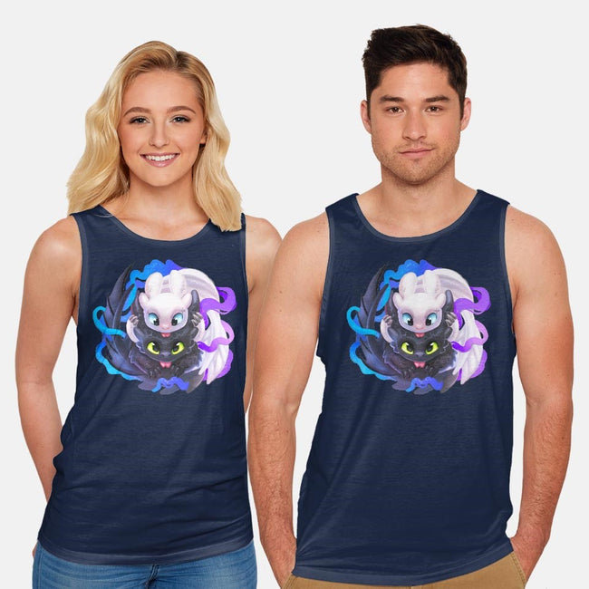 Night Light-unisex basic tank-TsaoShin