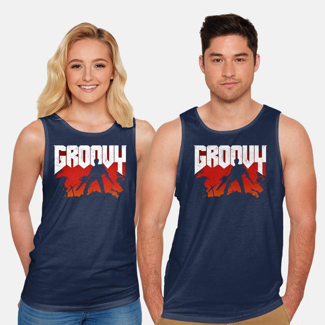 Groovy and Doomy-unisex basic tank-Manoss1995