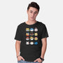 Gamer Cats-mens basic tee-BlancaVidal