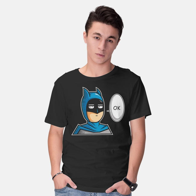 One Punch Bat-mens basic tee-krisren28
