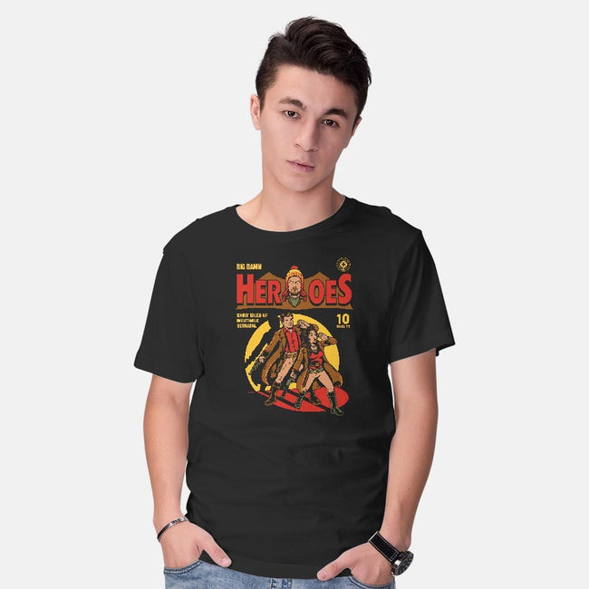 Heroes Comic-mens basic tee-harebrained