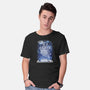 Starry Neighbour-mens basic tee-ChocolateRaisinFury