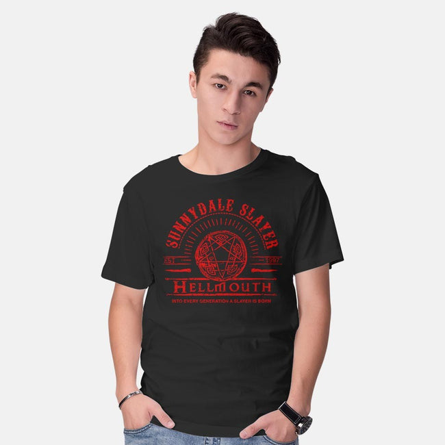 Sunnydale Slayer-mens basic tee-fanfreak1