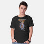 Steve's Adventure in Babysitting-mens basic tee-jlaser