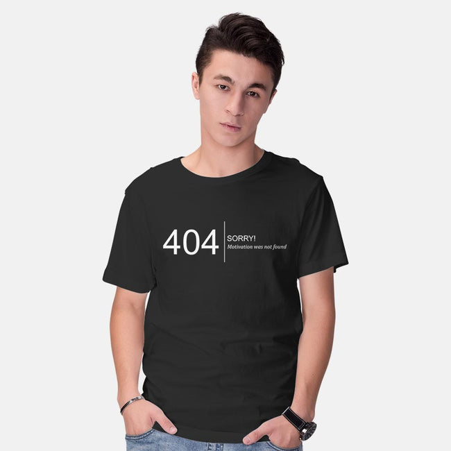 Error: Motivation Not Found-mens basic tee-dudey300