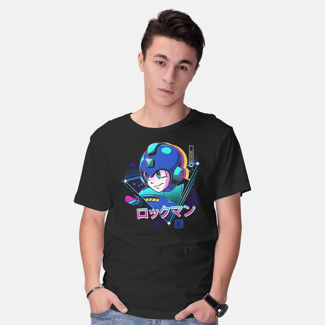 LoFi Blue Bomber-mens basic tee-vp021