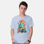 Ukiyo-E Hyrule Hero-mens basic tee-dandingeroz