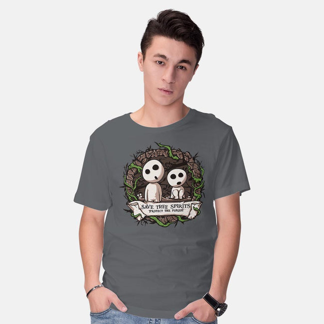 Save The Tree Spirits-mens basic tee-ducfrench
