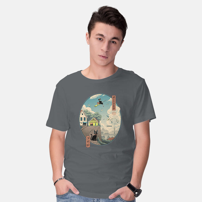Ukiyo-E Delivery-mens basic tee-vp021