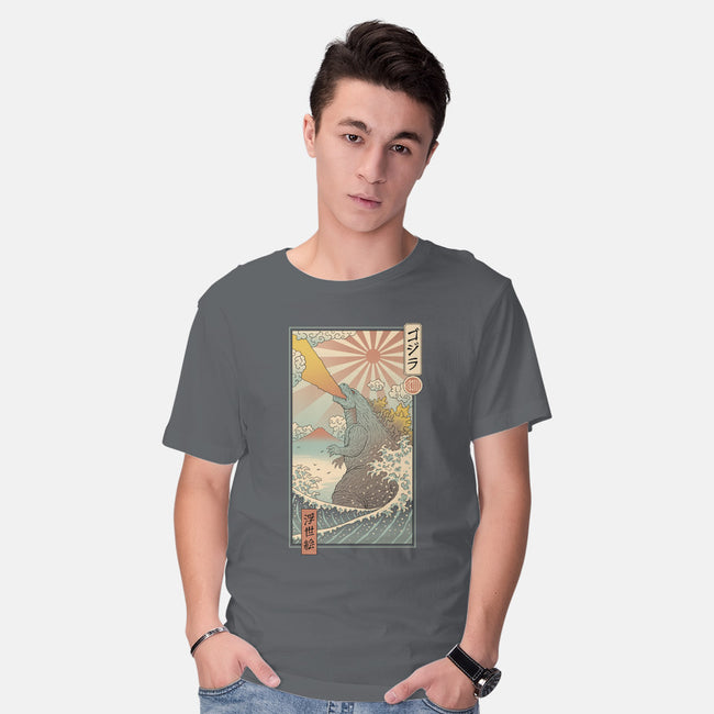 King Kaiju Ukiyo-E-mens basic tee-vp021